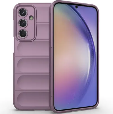 Produktbild von Handyhülle für Samsung Galaxy M35 Weich TPU Silikon Stossfest Anti-rutsch Hülle Lila