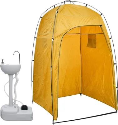Produktbild von Tragbarer Camping-Handwaschbecken mit Zelt 20 L