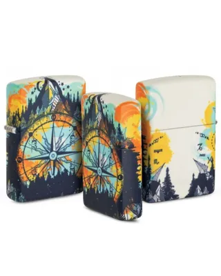 Produktbild von Feuerzeug Zippo Mountain Compass  Mehrfarbig Metall