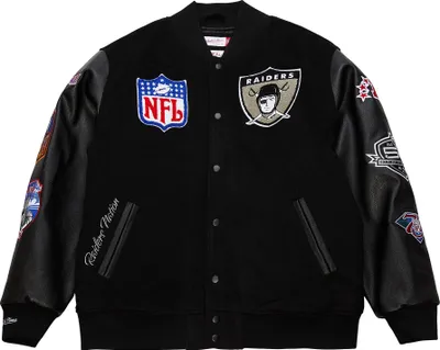 Produktbild von Mitchell & Ness Varsity Jacke BLACKOUT Oakland Raiders - M