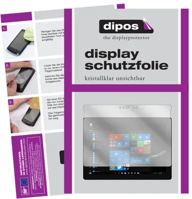 Produktbild von 2x Schutzfolie für Microsoft Surface Go 2 klar Displayschutzfolie Folie Display Schutz dipos