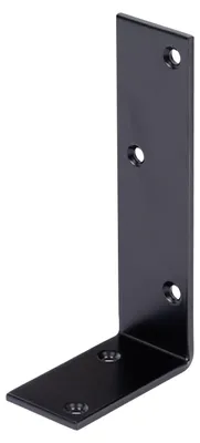 Produktbild von Alberts 825041 Balkenwinkel - schwarz - kunststoffbeschichtet - 75 x 150 x 40 mm, 20er Set