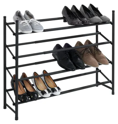 Produktbild von WENKO Schuh Regal HERO 24 Paar ausziehbar Teleskop System 62-115 cm Ordnung