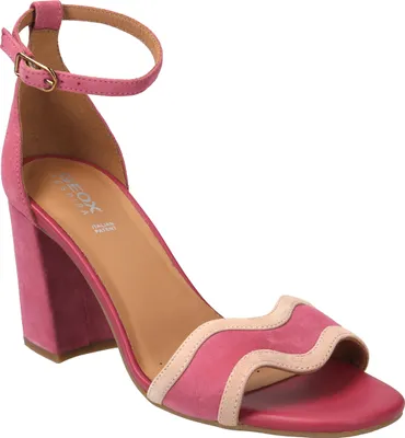Produktbild von GEOX Sandalette N.ERAKLIA, Rauleder, Rot, Damen