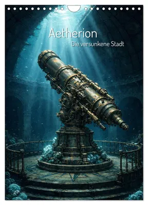 Zdjęcie produktu dla Aetherion – Zatonione miasto (kalendarz ścienny na rok 2027, format A4 pionowy), kalendarz miesięczny CALVENDO