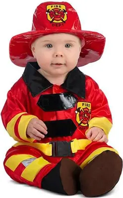 Produktbild von Mom Feuerwehrmann Babykostüm Rot 7-12 Months Rot 7-12 Months