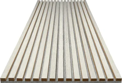 Image de panneaux muraux acous Professionnels, panneaux acoustiques 2500x600x21mm, 1,5m², chêne blanc