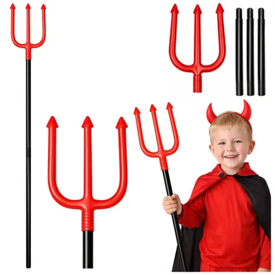 Productafbeelding van Devil's Hooivork Halloween Duivel Kostuum Prop 112 Cm