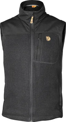 Produktbild von Fjällräven HE Buck Fleece Vest Herren Fleeceweste ärmellos Komfort warm Outdoor Sport Freizeit grau NEU S