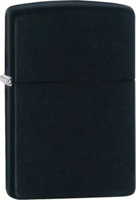 Produktbild von Zippo Feuerzeug 218L Schwarz Matt, Windfest, USA