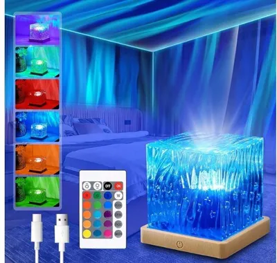 Obrázek produktu pro Projektor polární záře LED noční lampa USB s ovladačem