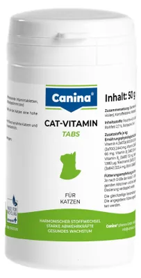 Produktbild von Canina Pharma CAT Vitamin Tabs vet., 100 St, 50 g