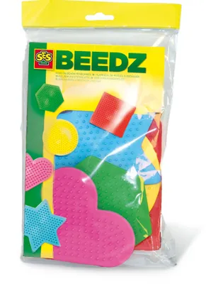 Produktbild von SES creative 00782 - Bügelperlen-Stiftplatten, 5 Stück