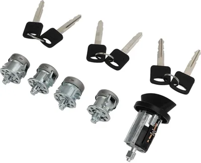 Immagine prodotto di Set di chiavi cilindriche per serratura porta auto 1L3Z 11582 A Set serratura accensione ricambio per Ford Excursion dal 2000 al 2005