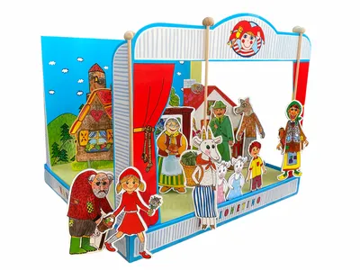 Obrázok produktu pre Divadielko pre deti Trojrozprávka Červená Čiapočka