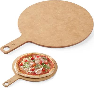 Zdjęcie produktu dla Deska Do Serwowania Pizzy Przekąsek Z Uchwytem Śr. 356 Mm