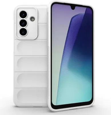 Produktbild von Mobigear Bumpy  Samsung Galaxy A17 Hülle Flexibles TPU Backcover - Weiß