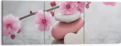 Produktbild von Bild auf Leinwand - Leinwandbild - Yoga weiblich Blume Gesundheit - 150x50cm - Wand Bild - Wanddeko - Leinwanddruck - Bilder - Kunstdruck - Wanddekoration - Leinwand bilder - Wandkunst - CA150x50-3178