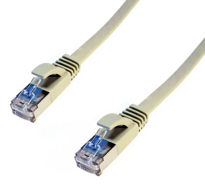 Image de DATACOM Cordon de raccordement FTP CAT6 2m gris FLAT plat
