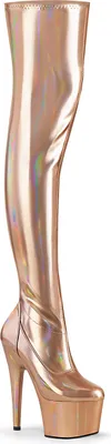 Produktbild von ADORE-3000HWR Damen Boots von Pleaser, Roségold  , EU 40, US 10