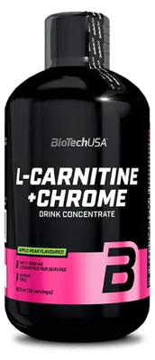 Image de L-Carnitine - Biotech USA - L-carnitine+chrome (500ml) - Saveur Orange