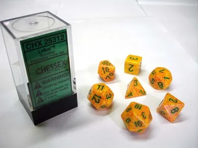 Produktbild von Chessex - Speckled - 7-Die Set - Lotus