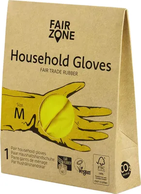 Obrázek produktu pro FAIR ZONE gumové rukavice H2825 M žlutá 1pár
