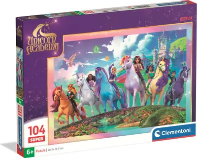 Immagine prodotto di CLEMENTONI CLE puzzle 104 Super UnicornAcademy 25098