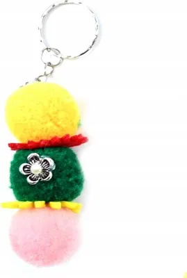 Produktbild von Weicher Schlüsselanhänger Bunt - Dekorativer Taschenanhänger & Plüsch Accessoire