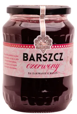 Image de Bortsch rouge au levain de framboises, 700 ml - Schronisko Bukowina