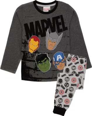 Obrázek produktu pro Marvel Avengers - Chlapecké pyžamo s dlouhým rukávem NS7481 (116) (Black/Grey)
