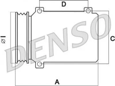 Produktbild von DENSO Kompressor, Klimaanlage  DCP23030