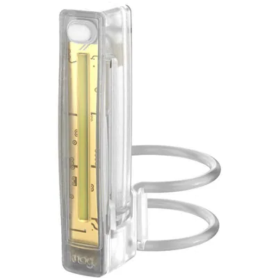 Produktbild von Knog 12141, Fahrradlampenhalterung, Wasserfest, IP67, Integrierte Batterie, Transparent
