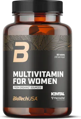 Obrázek produktu pro Biotech USA Multivitamin pro ženy Organic 60 tablet
