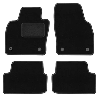 Immagine prodotto di Tappetini in moquette per Volkswagen Polo VI 2017- (hatchback) – set 4 pezzi, neri, su misura – Wielganizator LUX