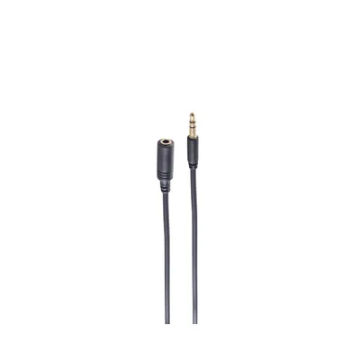 Productafbeelding van Shiverpeaks BS33982-S, 3,5 mm, mannelijk, 3,5 mm, vrouwelijk, 1,5 m, zwart