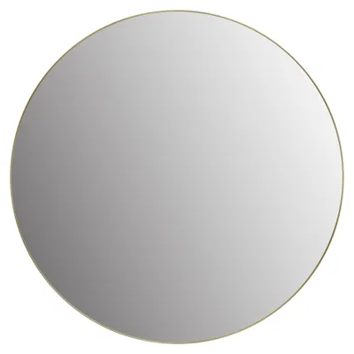 Produktbild von LED Wandspiegel 60 cm, gold, Aluminiumrahmen, Licht neutralweiß, IP24