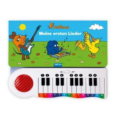 Image de Trötsch La souris Livre de piano Mes premières chansons Livre sonore Recueil de chansons