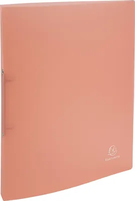 Productafbeelding van Exacompta 20x Classeur met 2 ringen, 15 mm, PP, Chromaline, pastelkoraal, 54176E