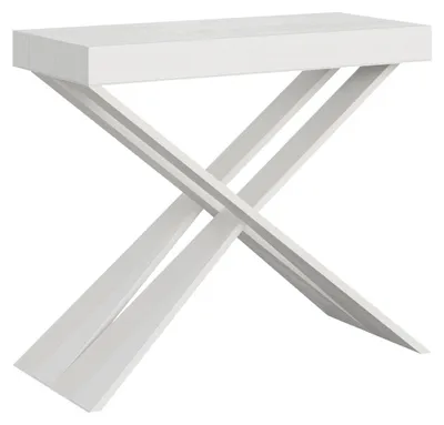 Immagine prodotto di Consolle Allungabile 90-196x40x77 cm in Nobilitato Bianco