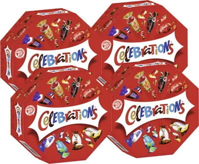 Produktbild von CELEBRATIONS Geschenkbox 4x 186g