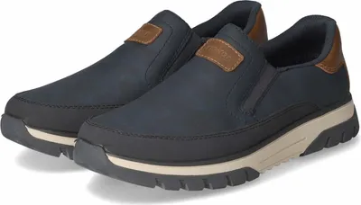 Zdjęcie produktu dla Rieker męskie buty wsuwane niebieski casual, rozmiar buta:42 EU