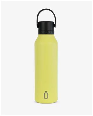 Produktbild von Runbott Mii Edelstahl-Thermoflasche mit Isolierung – 600ml, Zitronengelb