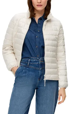 Produktbild von s.Oliver Damen 2149060 Steppjacke, 330 creme, 34