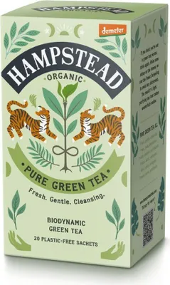 Produktbild von Hampstead Tea 813427000726, Grüner Tee, Ohne Zugabe von Aromastoffen, 20 Stück(e), Papierschachtel