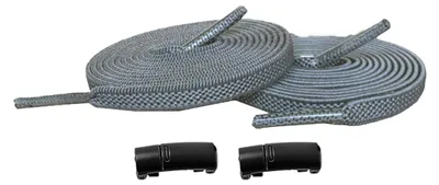 schnuersenkel elastisch grau magnete schwarz