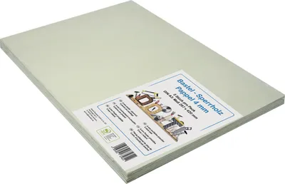 Produktbild von Bastelsperrholz Pappel DIN A3 42 x 29,7 cm, 4 mm