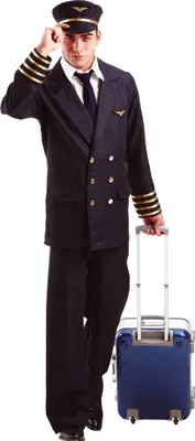 Produktbild von Pilotenkostüm Gr. M - XXXL, Größe:XXL