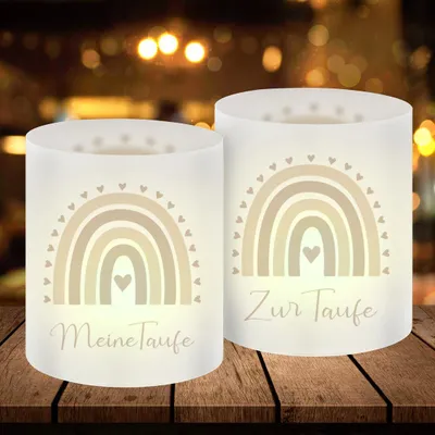 Image de Lanternes décoratives pour table de baptême, lot de 12, éclairage de table pour communion, décoration pour baptême et pour filles
