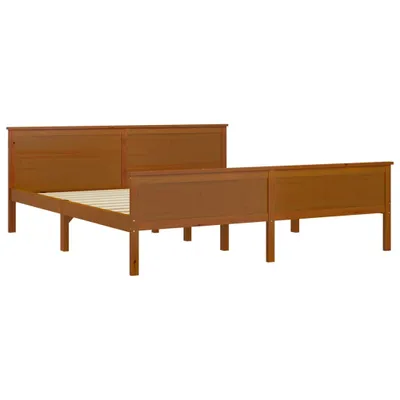Produktbild von "SALE 2026"Klassische Betten - Braun Massivholzbett - Doppelbett Honigbraun Kiefernholz 180x200cm Stabli Möbel7524918